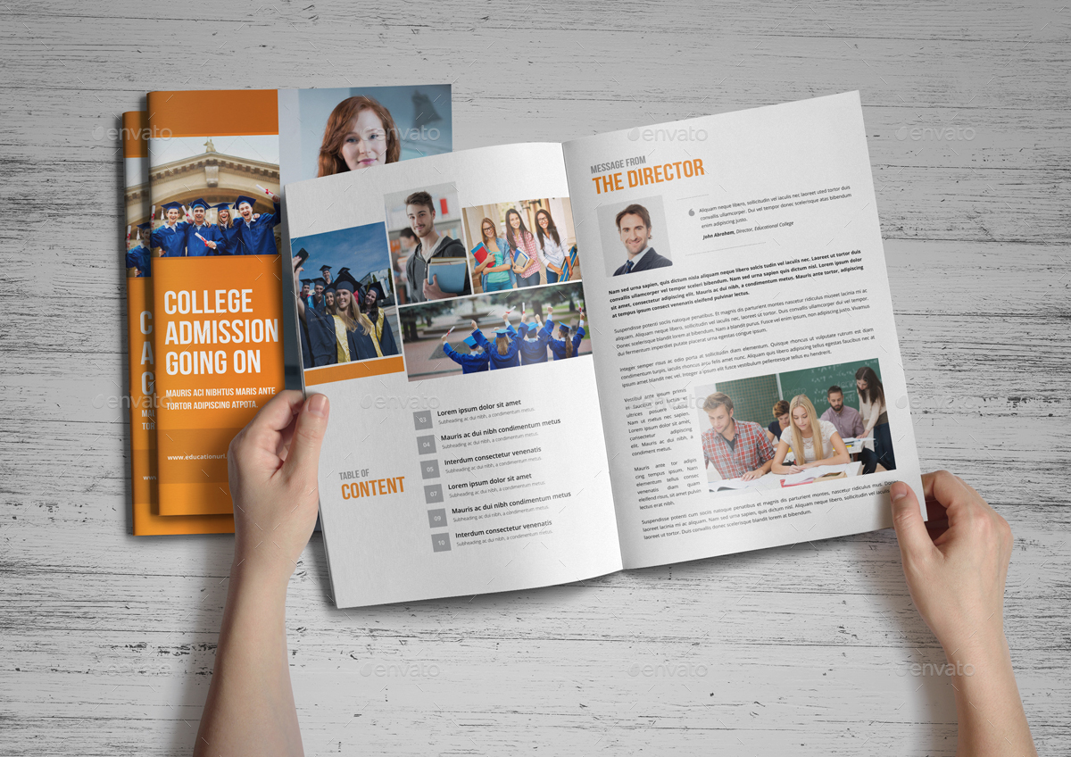 Education Prospectus Brochure Design V1, Print Templates | GraphicRiver